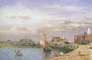 John brett,ARA View at Great Yarmouth (mk46) china oil painting reproduction